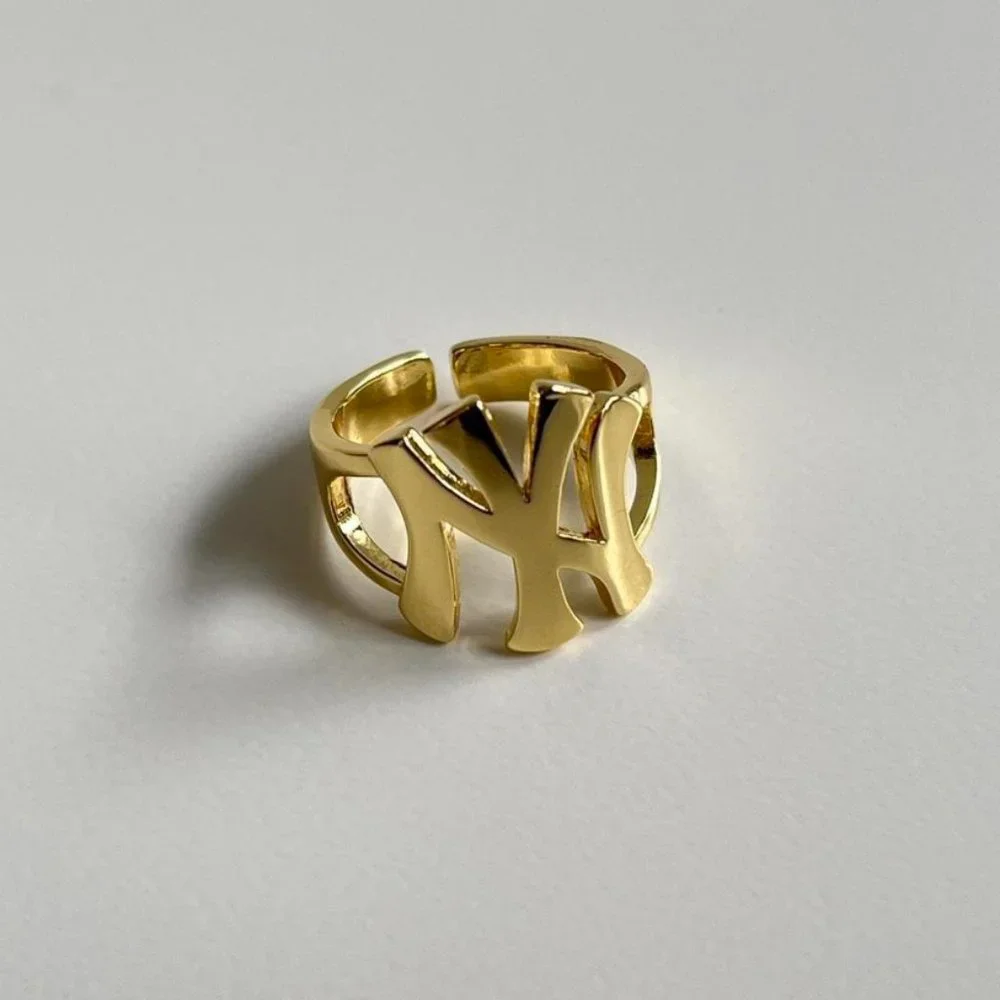 Vintage Y2K New York Yankees gold ring - Picture 5 of 7